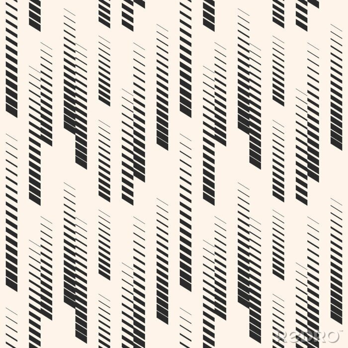 Papier peint  Motif à rayures graphiques dégradées