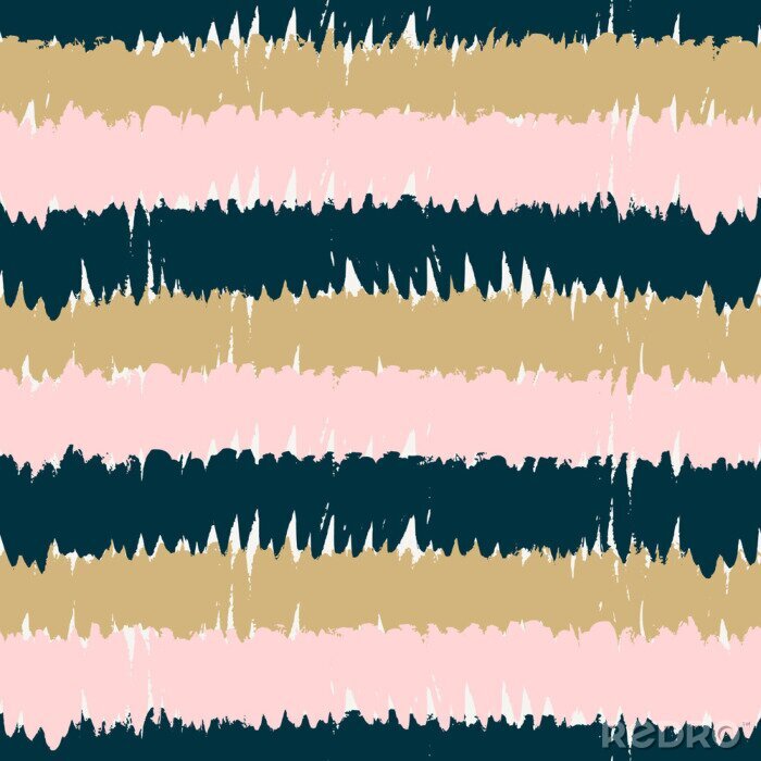 Papier peint  Motif à rayures horizontales irrégulières