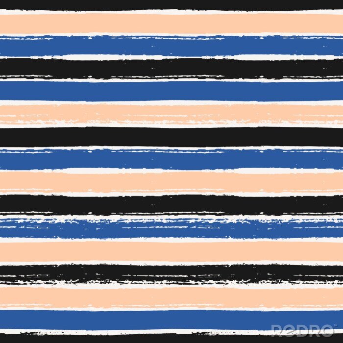 Papier peint  Motif à rayures horizontales peintes