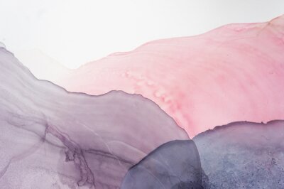 Papier peint  Motif abstrait à l’aquarelle