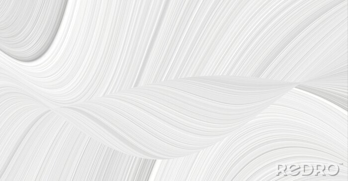 Papier peint  Motif abstrait en trois dimensions blanc pâle