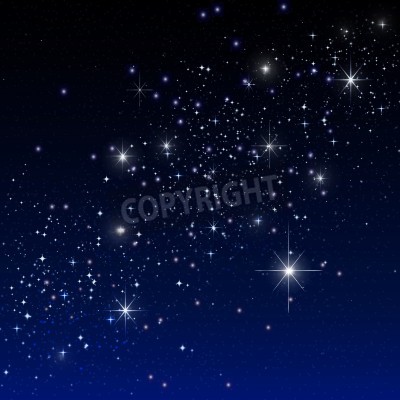 Papier peint  Motif avec des étoiles