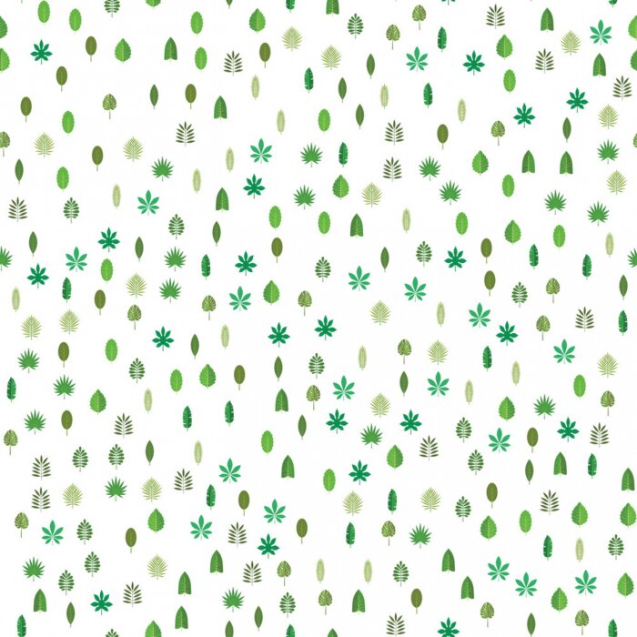 Papier peint  Motif avec des feuilles délicates