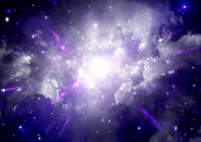 Papier peint  Motif avec une galaxie