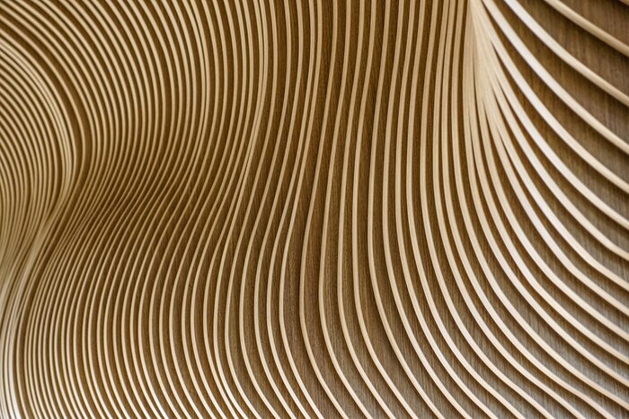 Papier peint  Motif bois en 3D