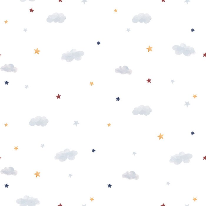 Papier peint  Motif ciel aquarelle