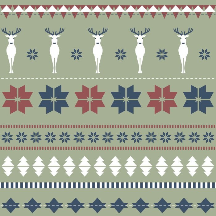 Papier peint  Motif de fête scandinave