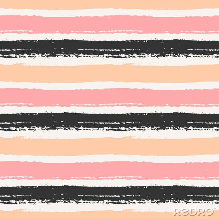 Papier peint  Motif de rayures horizontales peintes