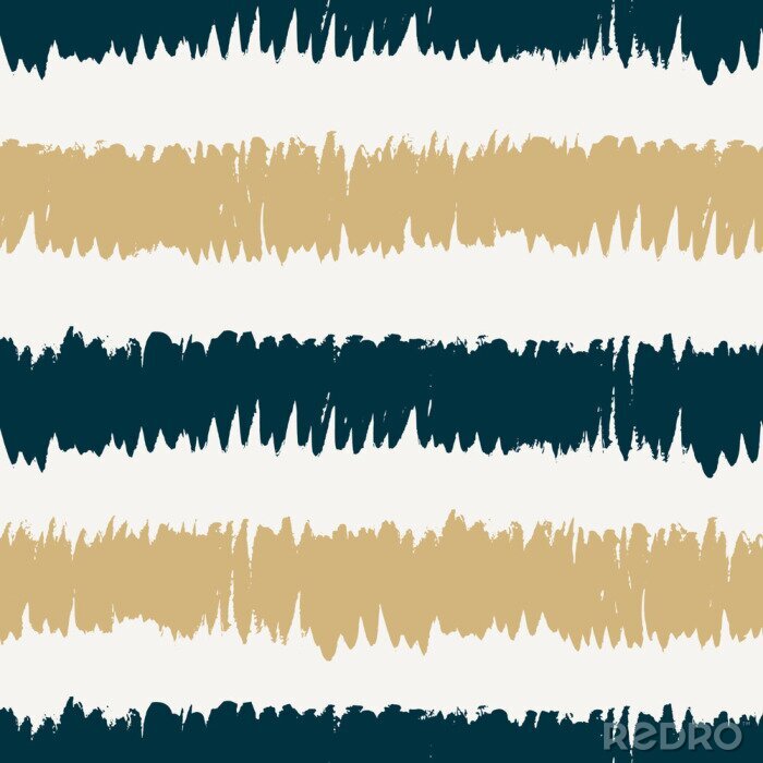 Papier peint  Motif de rayures irrégulières en deux couleurs