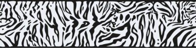 Papier peint  Motif de tigre monochrome