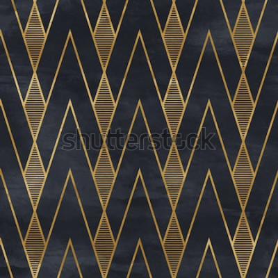 Papier peint  Motif géométrique Art déco