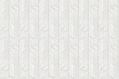 Papier peint  Motif géométrique chevrons blanc et gris