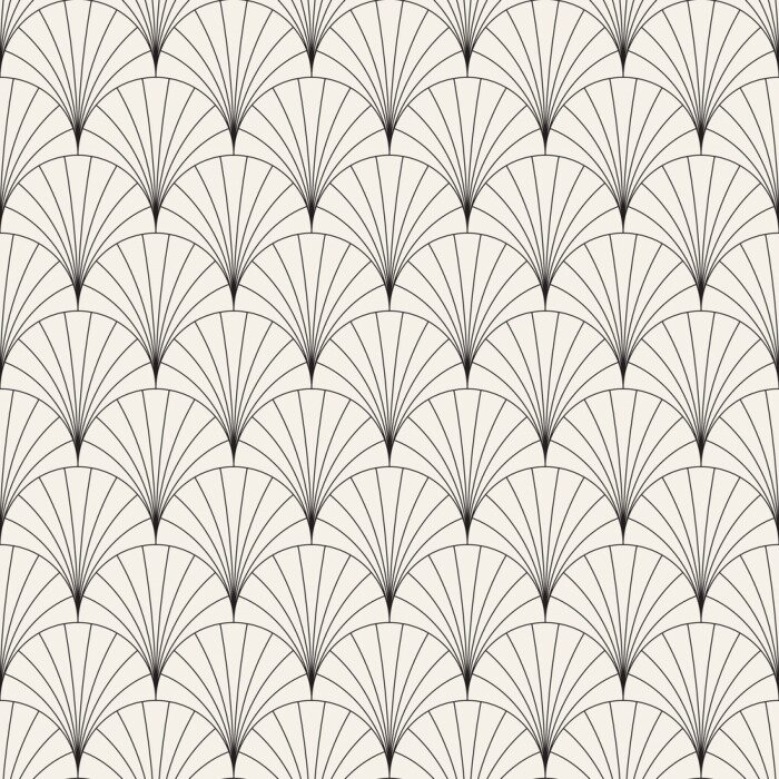 Papier peint  Motif géométrique de style art déco