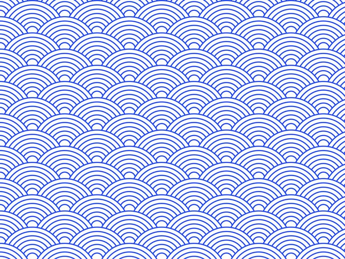 Papier peint  Motif géométrique japonais traditionnel