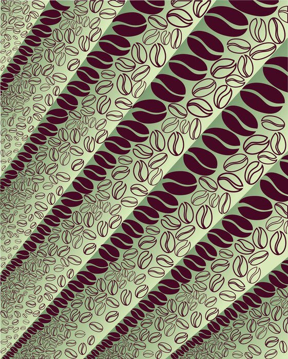 Papier peint  Motif graphique abstrait café