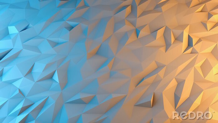 Papier peint  Motif graphique abstrait de style techno avec effet 3D