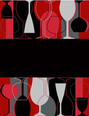 Motif graphique avec des lunettes