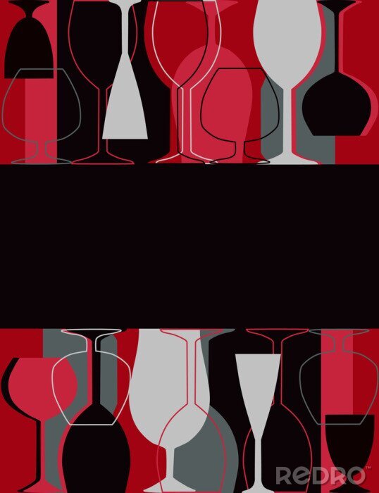 Papier peint  Motif graphique avec des lunettes