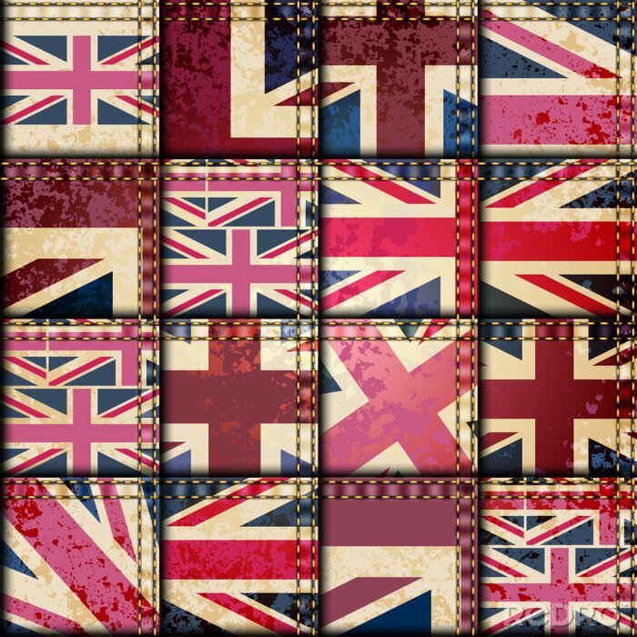Papier peint  motif London Vintage