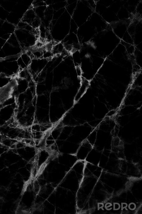 Papier peint  Motif marbre noir