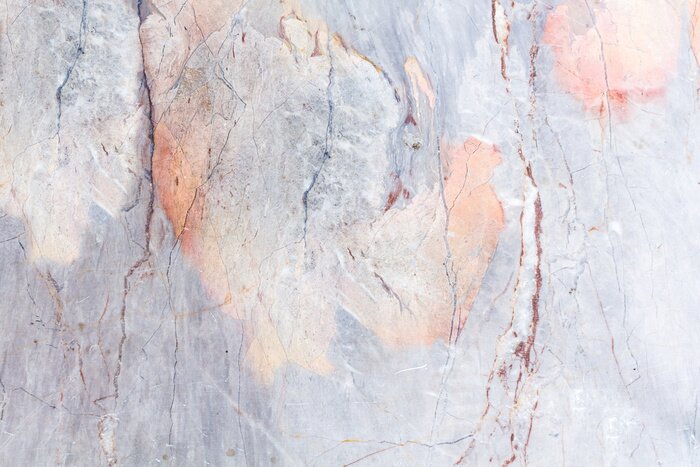 Papier peint  Motif marbre orange et gris