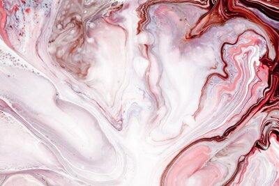 Papier peint  Motif marbre rose laiteux
