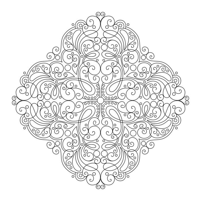 Papier peint  Motif moderne noir et blanc