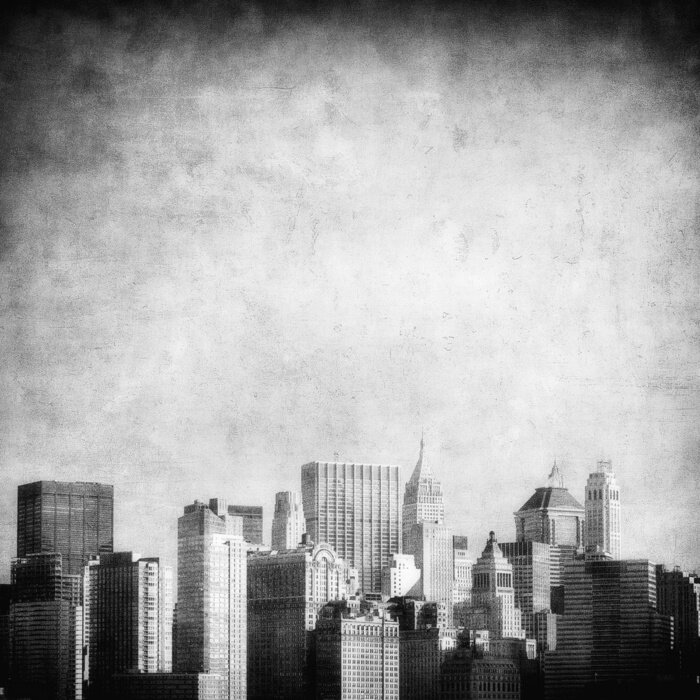 Papier peint  Motif monochrome New York
