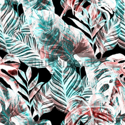 Papier peint  Motif nature rose