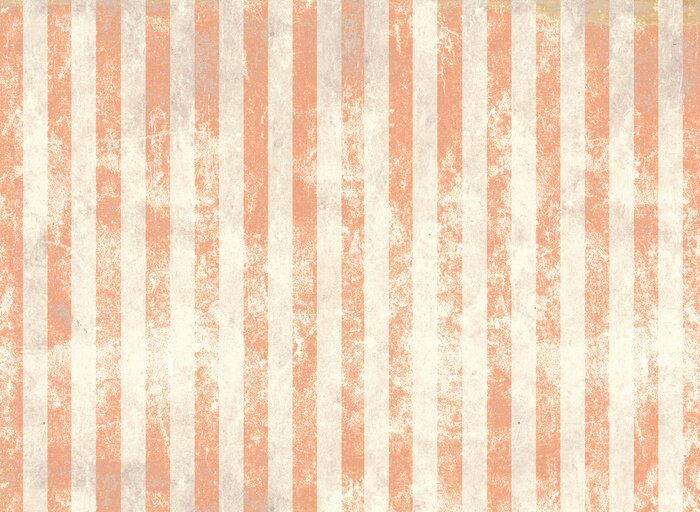 Papier peint  Motif rétro avec des rayures orange délavées