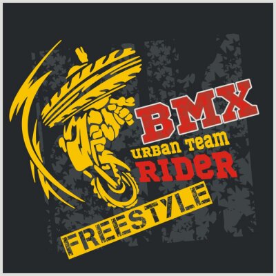 Motif vélo BMX