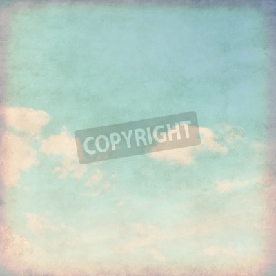 Papier peint  Motif vieilli Ciel