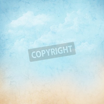 Papier peint  Motif vieilli thème ciel