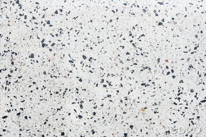 Papier peint  Motifs de texture de sol en terrazzo multicolore, fond noir, gris ou blanc