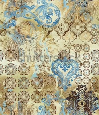 Papier peint  Motifs éthniques indiens