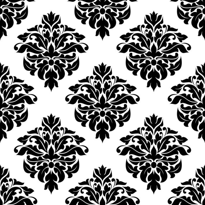 Papier peint  Motifs floraux victoriens