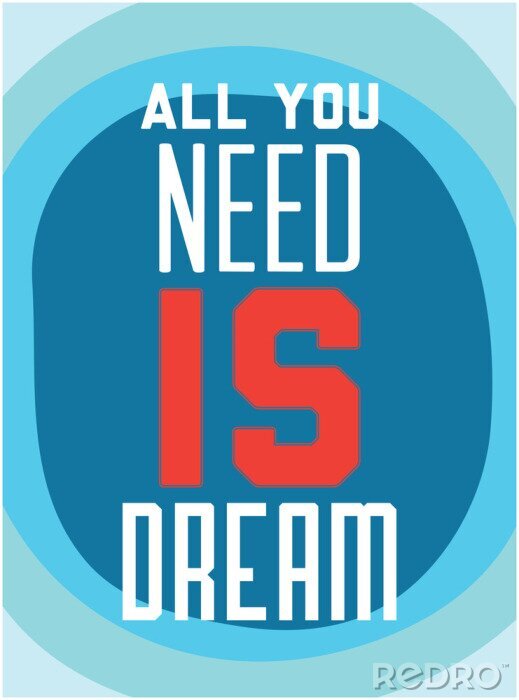 Papier peint  Motivation. Tout ce que vous avez besoin est rêve