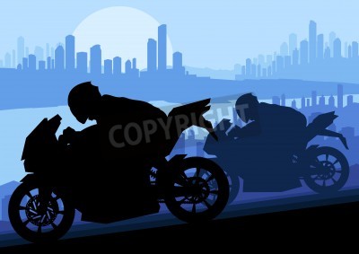 Papier peint  Moto GP