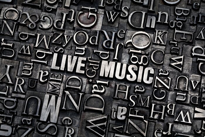 Papier peint  Moto noir et blanc de la musique hip-hop