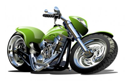 Papier peint  Moto sportive verte