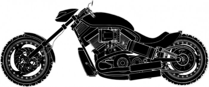 Papier peint  Moto Vector 07