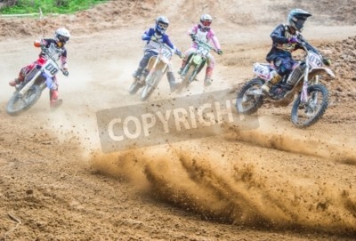 Papier peint  Motocross
