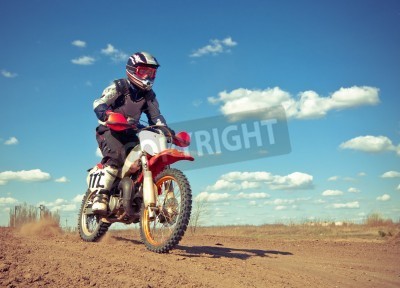 Papier peint  Motocross dans la nature