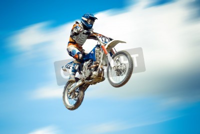 Papier peint  Motocross dans les nuages