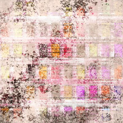 Papier peint  Mur abstrait coloré