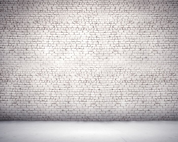 Papier peint  Mur briques claires