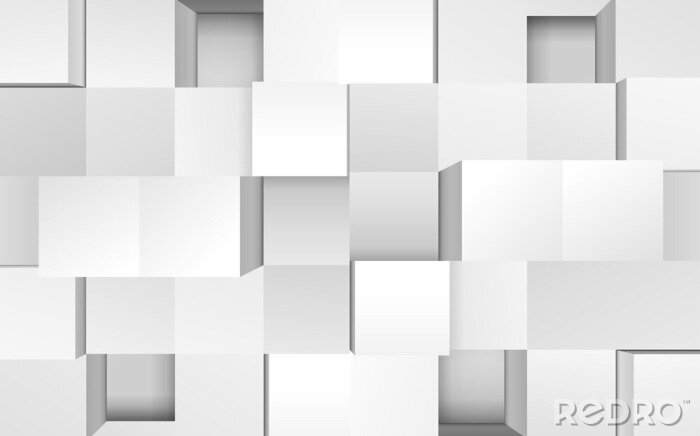 Papier peint  Mur cartons 3D