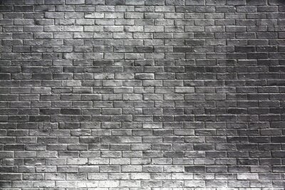 Mur courbé en briques grises