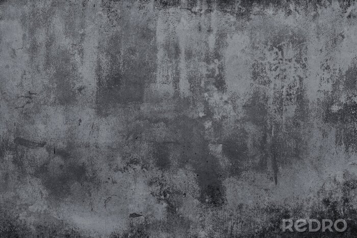 Papier peint  Mur de béton gris noir