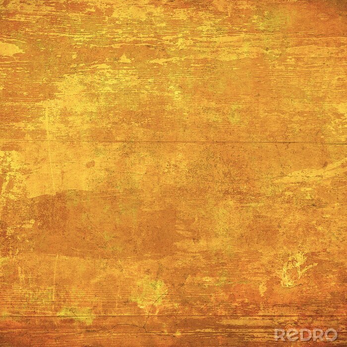 Papier peint  Mur de béton tonalités orange
